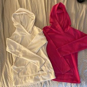 Eddie Bauer fleece (XS) one Pink one Cream